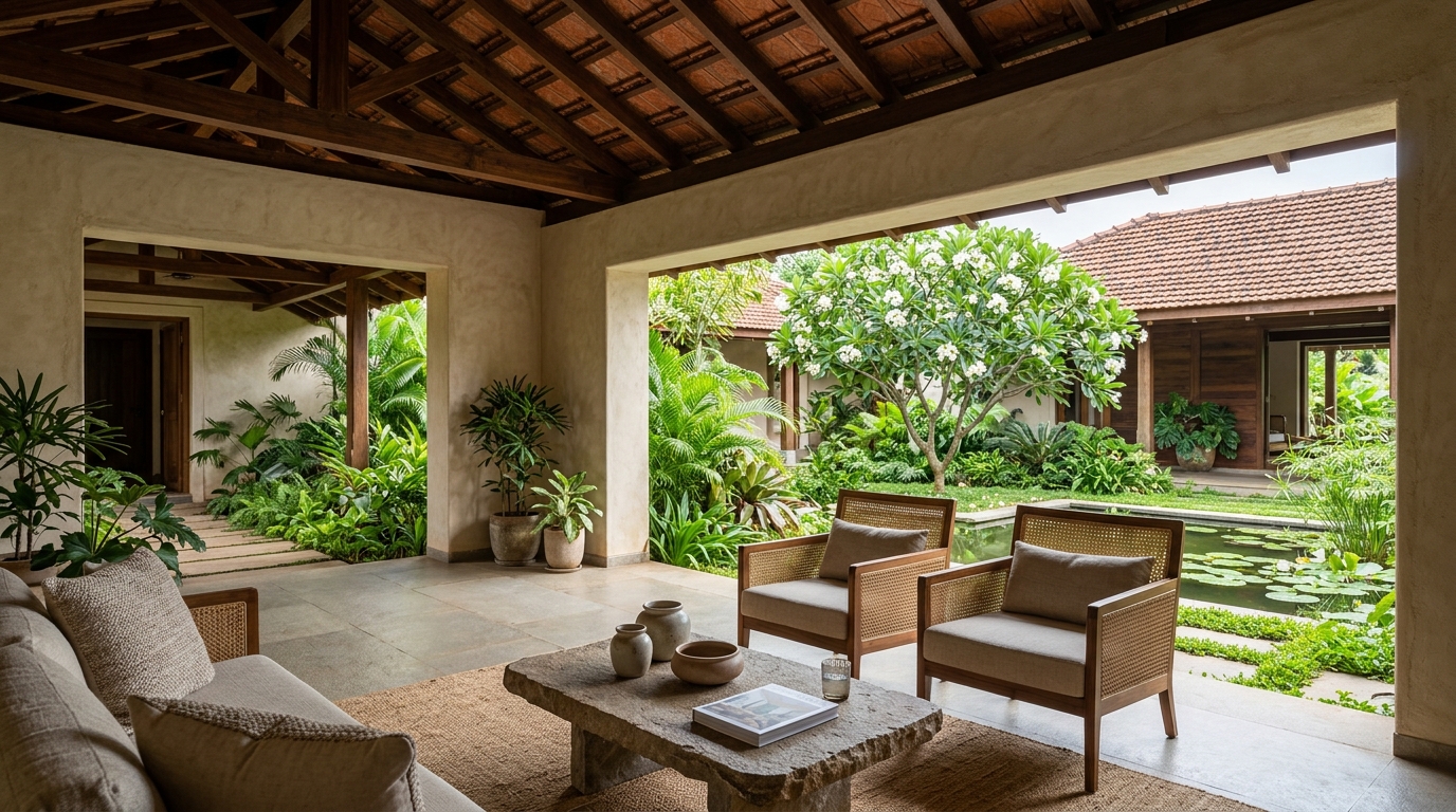 Contemporary luxury villa in Assagao Goa